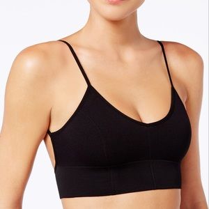 FREE PEOPLE LOW BACK / BACKLESS BRALETTE BLACK